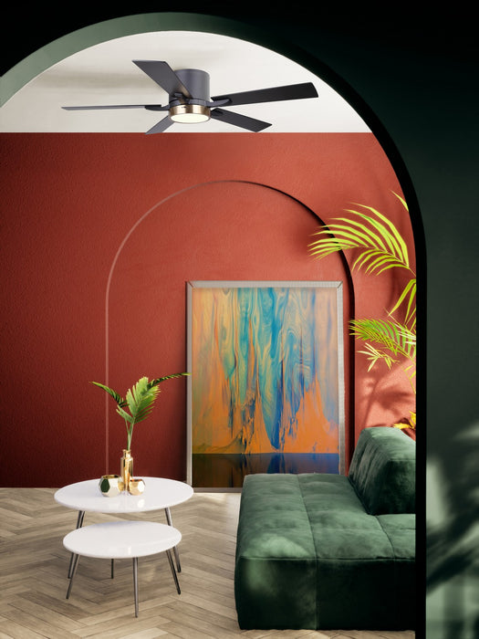 Canarm - CF52QUI5BKG - 52 Inch Ceiling Fan - Quinn - Matte Black And Gold