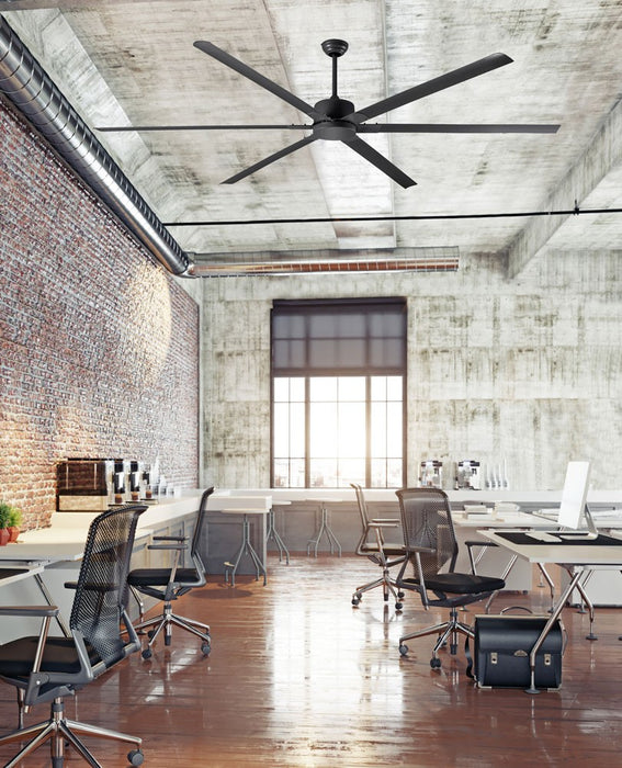 Canarm - CP96BK - 96 Inch Ceiling Fan - Fanbos - Matte Black