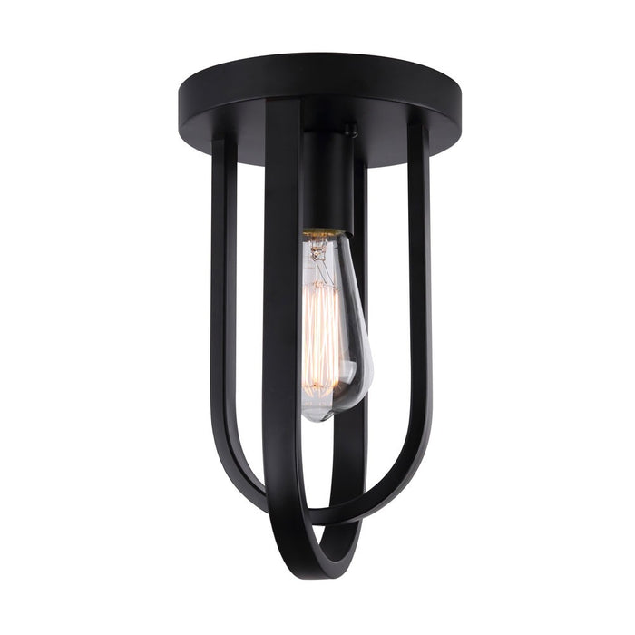 Canarm - IFM1078A07BK - One Light Flush Mount - Dilan - Matte Black