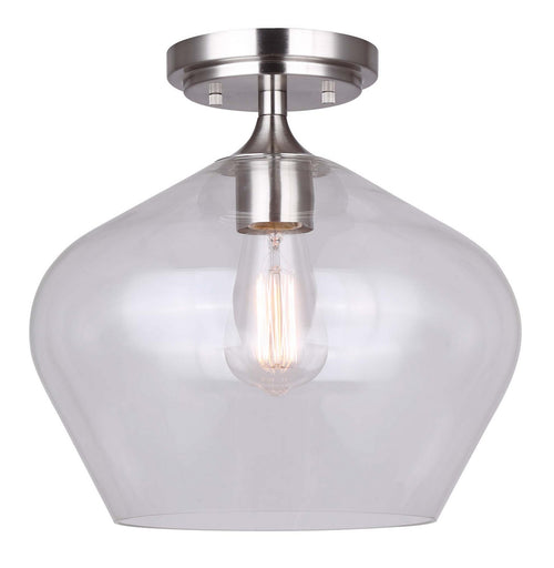 Conall One Light Flush Mount Brushed Nickel