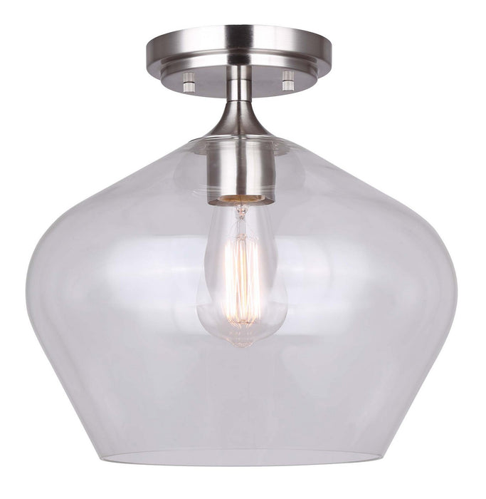 Canarm - IFM1102A12BN - One Light Flush Mount - Conall - Brushed Nickel