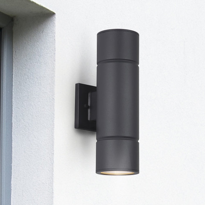 Canarm - IOL573BK - Two Light Outdoor Lantern - Taylin - Black