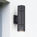 Canarm - IOL573BK - Two Light Outdoor Lantern - Taylin - Black