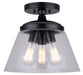 Canarm - IPL1097A03BK13 - Three Light Pendant - Declan - Matte Black