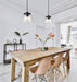 Canarm - IPL1097A03BK13 - Three Light Pendant - Declan - Matte Black