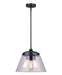 Canarm - IPL1097A03BK13 - Three Light Pendant - Declan - Matte Black