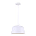 Canarm - IPL1098A01WH - One Light Pendant - Kiliam - Matte White