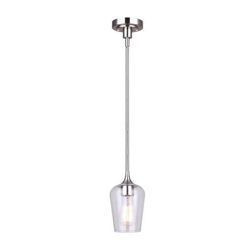 Conall One Light Pendant Brushed Nickel