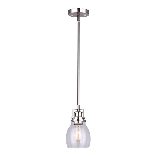 Canarm - IPL705A01BN - One Light Pendant - Carson - Brushed Nickel
