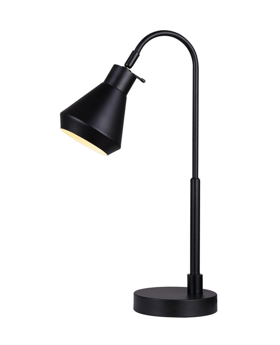 Canarm - ITL1020A21BK - One Light Table Lamp - Byck - Matte Black