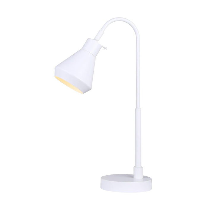 Canarm - ITL1020A21WH - One Light Table Lamp - Byck - Matte White
