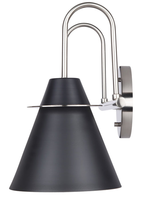 Canarm - IVL1076A02BKN - Two Light Vanity - Talia - Brushed Nickel/Matte Black