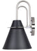 Canarm - IVL1076A02BKN - Two Light Vanity - Talia - Brushed Nickel/Matte Black