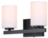 Canarm - IVL1093A02BK - Two Light Vanity - Jae - Matte Black