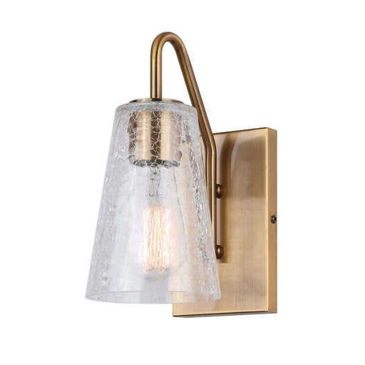 Everly One Light Vanity Gold
