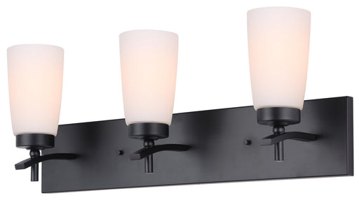 Canarm - IVL326A03BK - Three Light Vanity - Portia - Matte Black