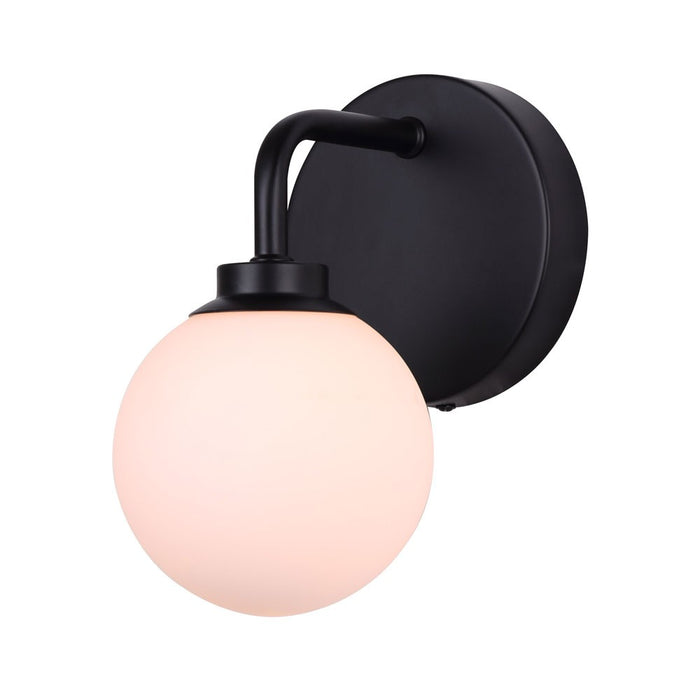 Canarm - IWF1105A01BK9 - One Light Wall Sconce - Asher - Matte Black