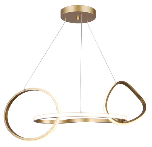 Zuri LED Chandelier Gold