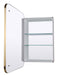 Canarm - MCHDC2A2230GD - Medicine Cabinet - Medicine Cabinet Gold - Gold