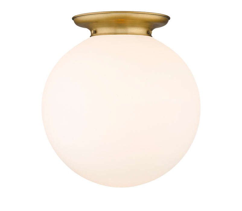 Innovations - 221-1F-BB-G201-18 - One Light Flush Mount - Essex - Brushed Brass