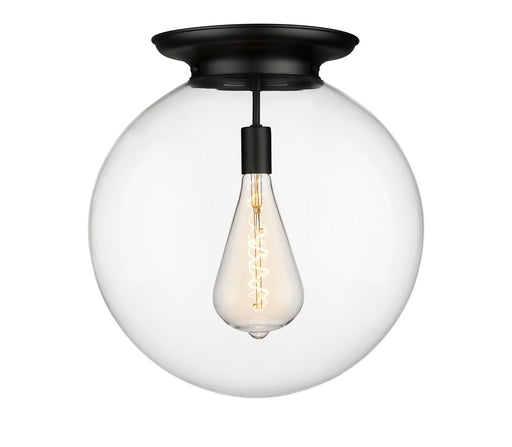 Innovations - 221-1F-BK-G202-18 - One Light Flush Mount - Essex - Matte Black