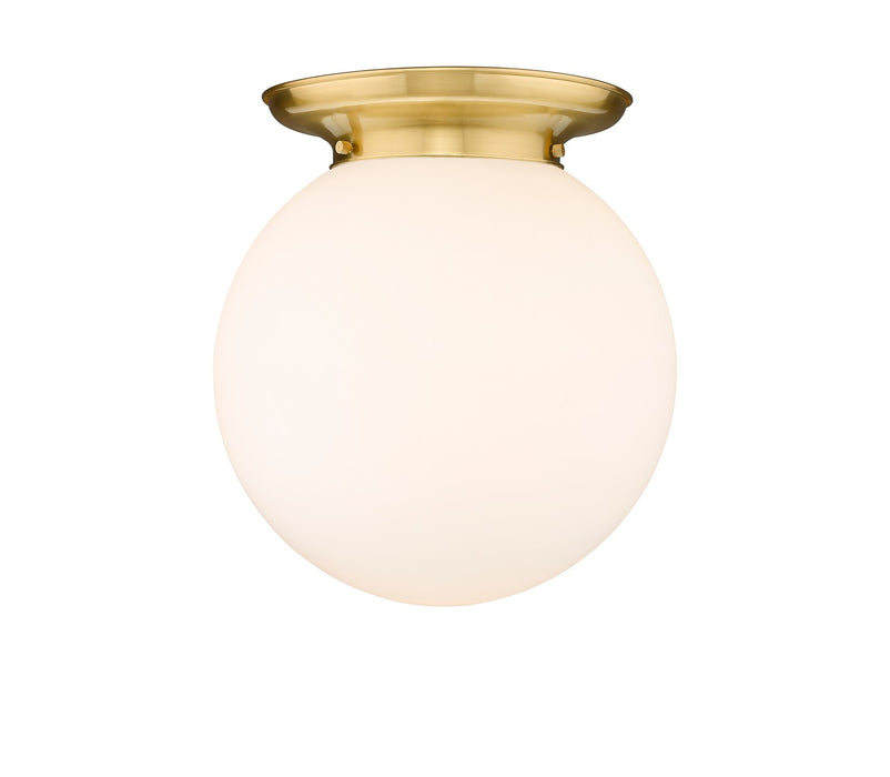 Innovations - 221-1F-SG-G201-14 - One Light Flush Mount - Essex - Satin Gold