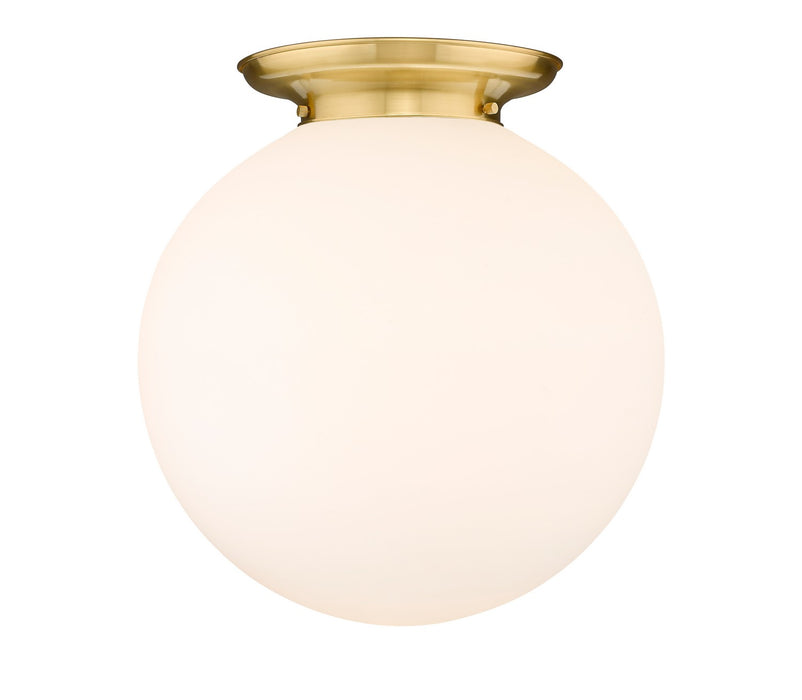 Innovations - 221-1F-SG-G201-18 - One Light Flush Mount - Essex - Satin Gold