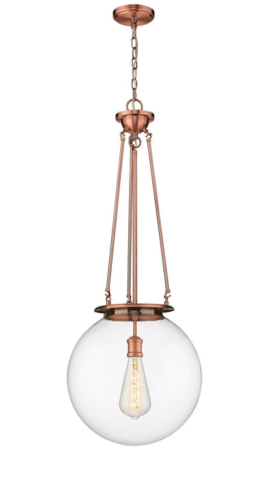 Innovations - 221-1P-AC-G202-16 - One Light Pendant - Essex - Antique Copper