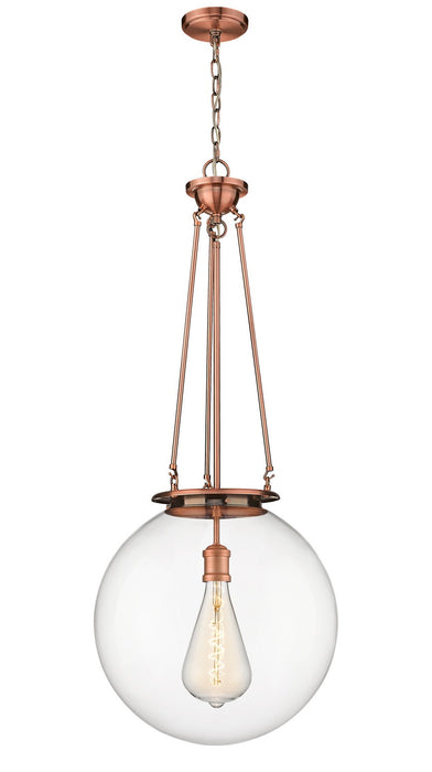 Innovations - 221-1P-AC-G202-18 - One Light Pendant - Essex - Antique Copper