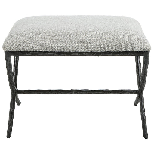 Brisby Bench Distressed Charcoal