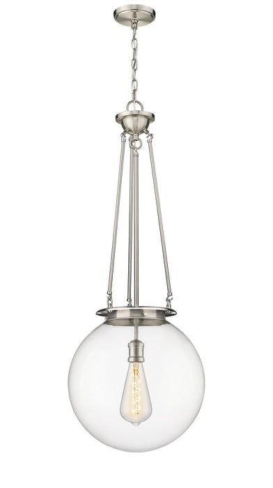 Innovations - 221-1P-SN-G202-16 - One Light Pendant - Essex - Satin Nickel