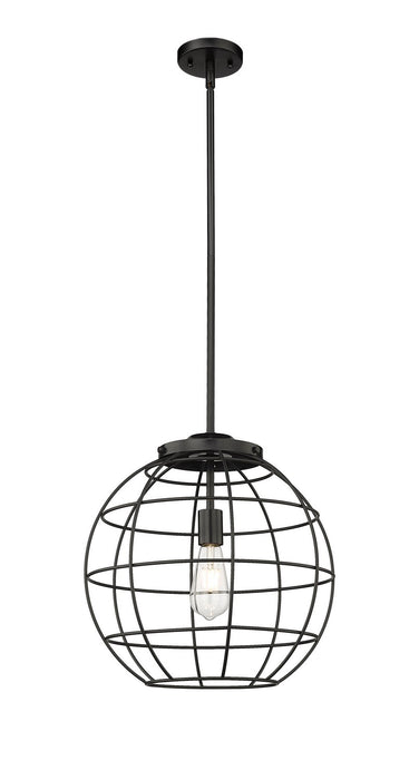 Innovations - 221-1S-BK-CE-16-BK - One Light Pendant - Essex - Matte Black