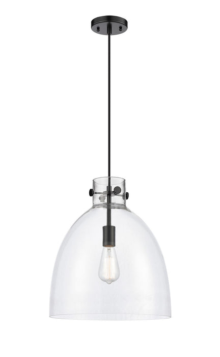 Innovations - 410-1PL-BK-G412-14CL - One Light Pendant - Downtown Urban - Matte Black