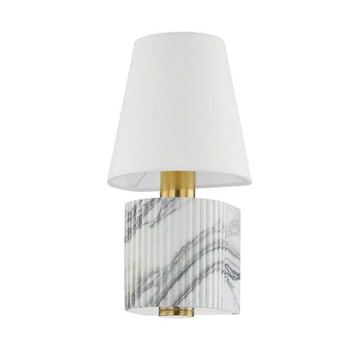 Aden One Light Wall Sconce Vintage Brass