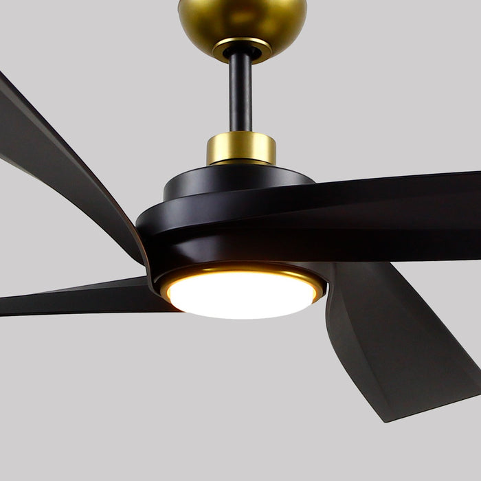 Kuzco Lighting - CF96956-BG - 56 Inch  Ceiling Fan - Horizon - Brushed Gold