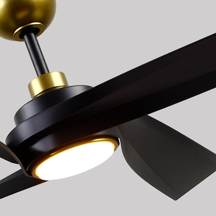 Kuzco Lighting - CF96956-BG - 56 Inch  Ceiling Fan - Horizon - Brushed Gold