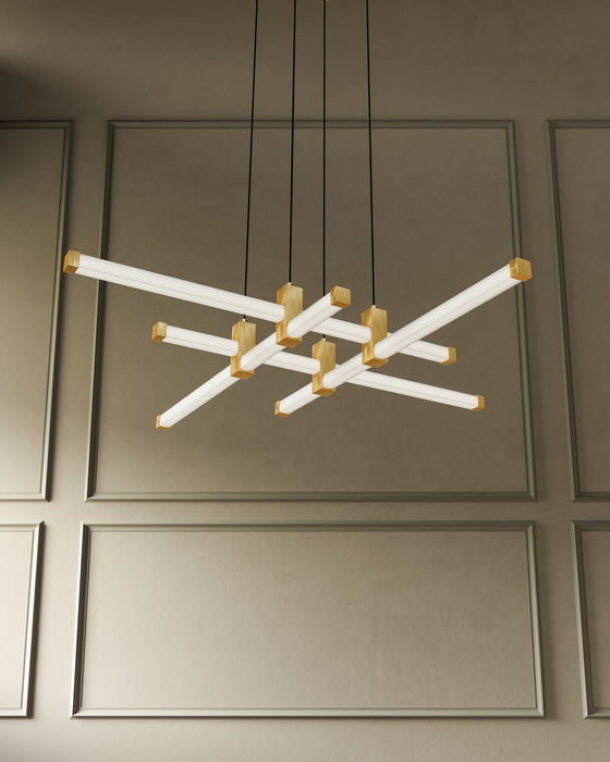 Kuzco Lighting - CH23534-BG - LED Chandelier - Blade - Brushed Gold