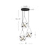 Kuzco Lighting - CH76728-BK - LED Chandelier - Aries - Black