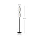 Kuzco Lighting - FL28563-BK - LED Floor Lamp - Hilo - Black