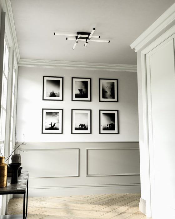 Kuzco Lighting - FM23534-BK - LED Flush Mount - Blade - Black