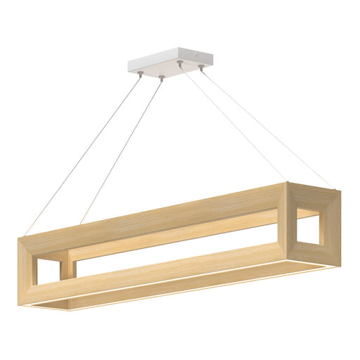 Morina LED Linear Pendant White Oak
