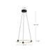 Kuzco Lighting - PD24716-BK - LED Pendant - Bruni - Black