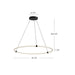 Kuzco Lighting - PD24748-BK - LED Pendant - Bruni - Black
