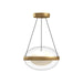 Kuzco Lighting - PD76312-BG/OP - LED Pendant - Virgo - Brushed Gold/Opal Glass