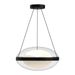 Kuzco Lighting - PD76316-BK/OP - LED Pendant - Virgo - Black/Opal Glass