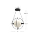 Kuzco Lighting - PD76712-BK - LED Pendant - Aries - Black