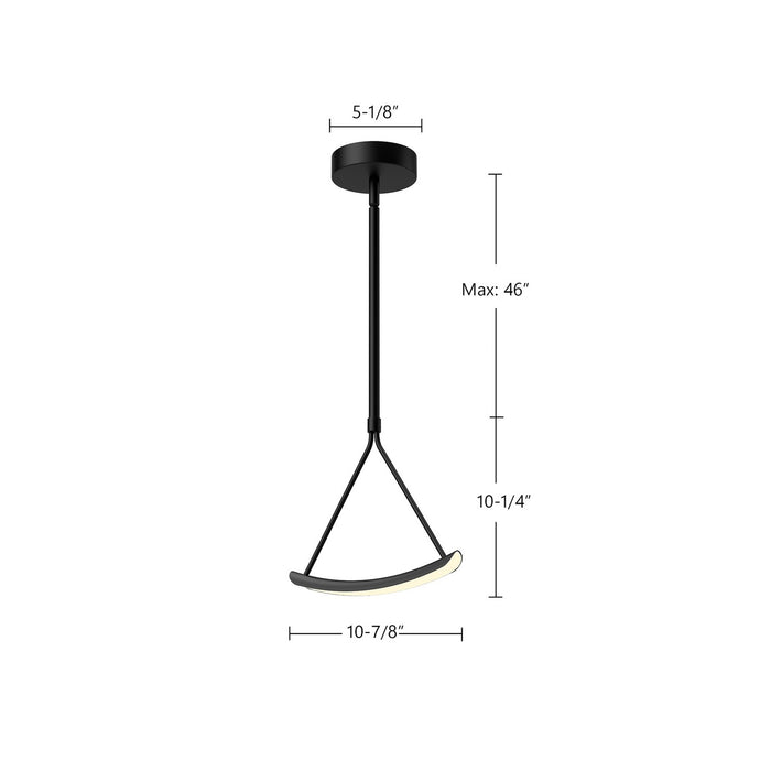 Kuzco Lighting - PD81511-BK - LED Pendant - Mobil - Black