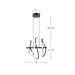 Kuzco Lighting - PD96416-BK - LED Pendant - Collide - Black