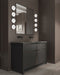 Kuzco Lighting - VL45730-BK/GO - LED Vanity - Holt - Black/Glossy Opal Glass