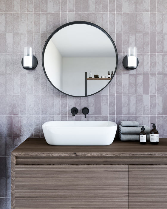 Kuzco Lighting - WS52505-BK/CL - LED Wall Sconce - Cedar - Black/Clear